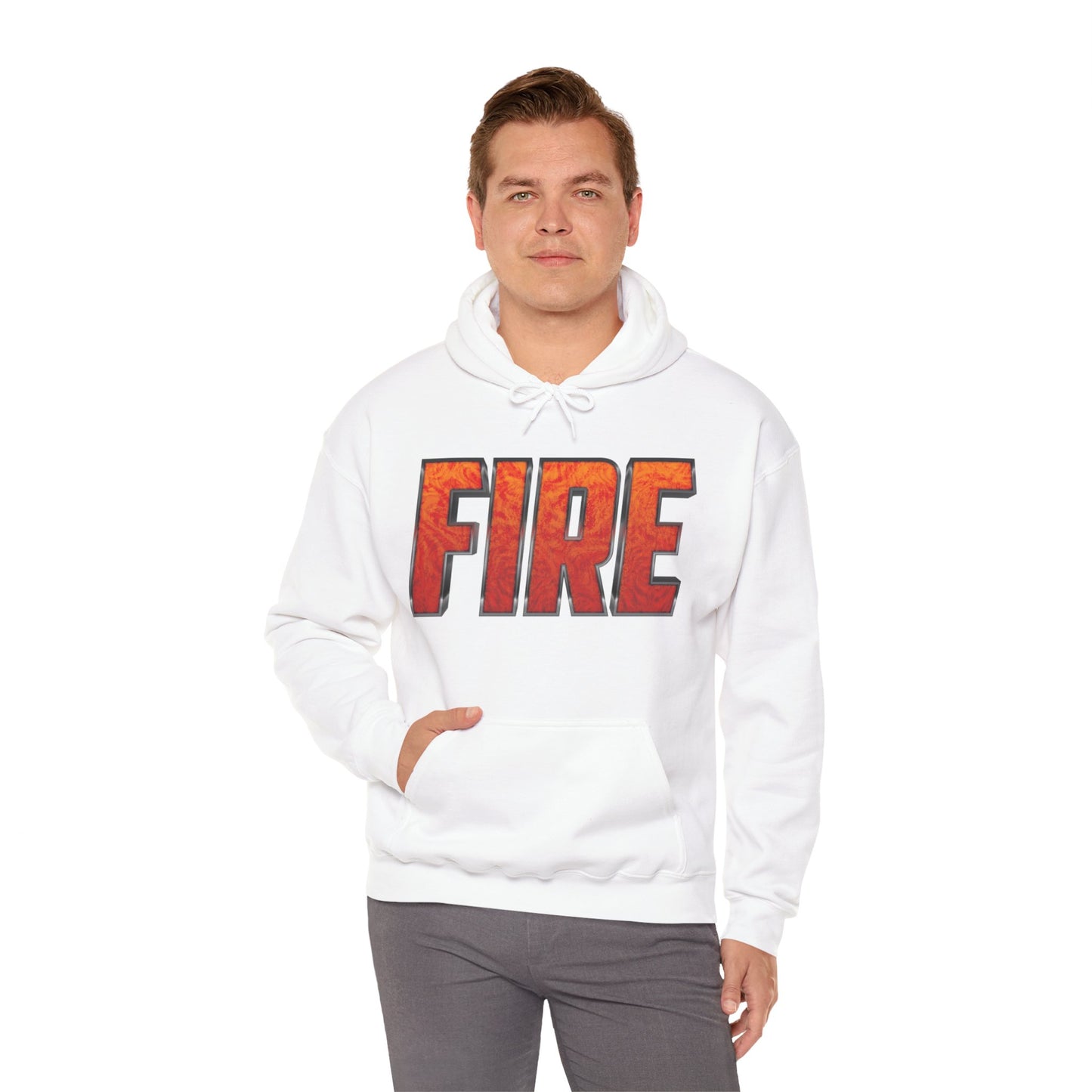 Funny FIRE Couple Matching Halloween Party Costume Hoodie Men Women