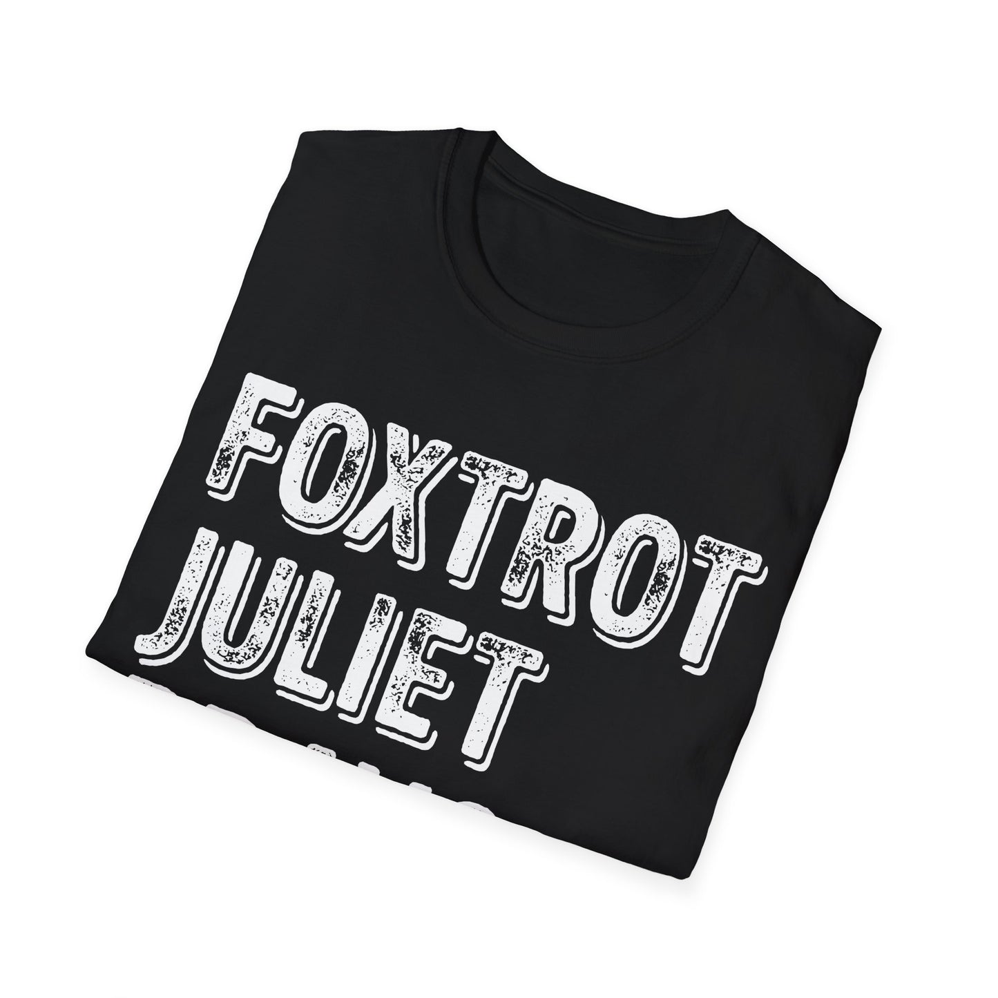 Retro Vintage Foxtrot Juliet Bravo T-Shirt Men Women