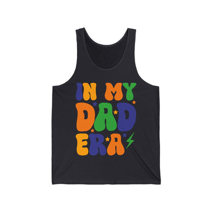 Funny Groovy In My Dad Era Funny Dad Father Daddy Era Tank Top For Men Tank Top