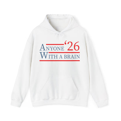 Anyone With A Brain 2024 Funny Presidential Election Hoodie For Men Women Hoodie