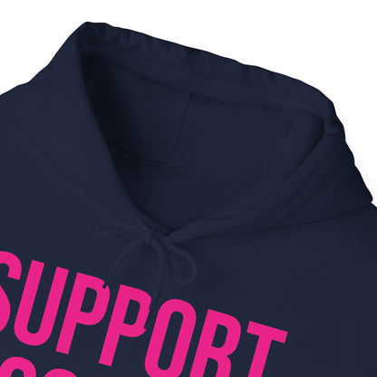 Support Squad Breast Cancer Warrior Awareness October Pink Hoodie