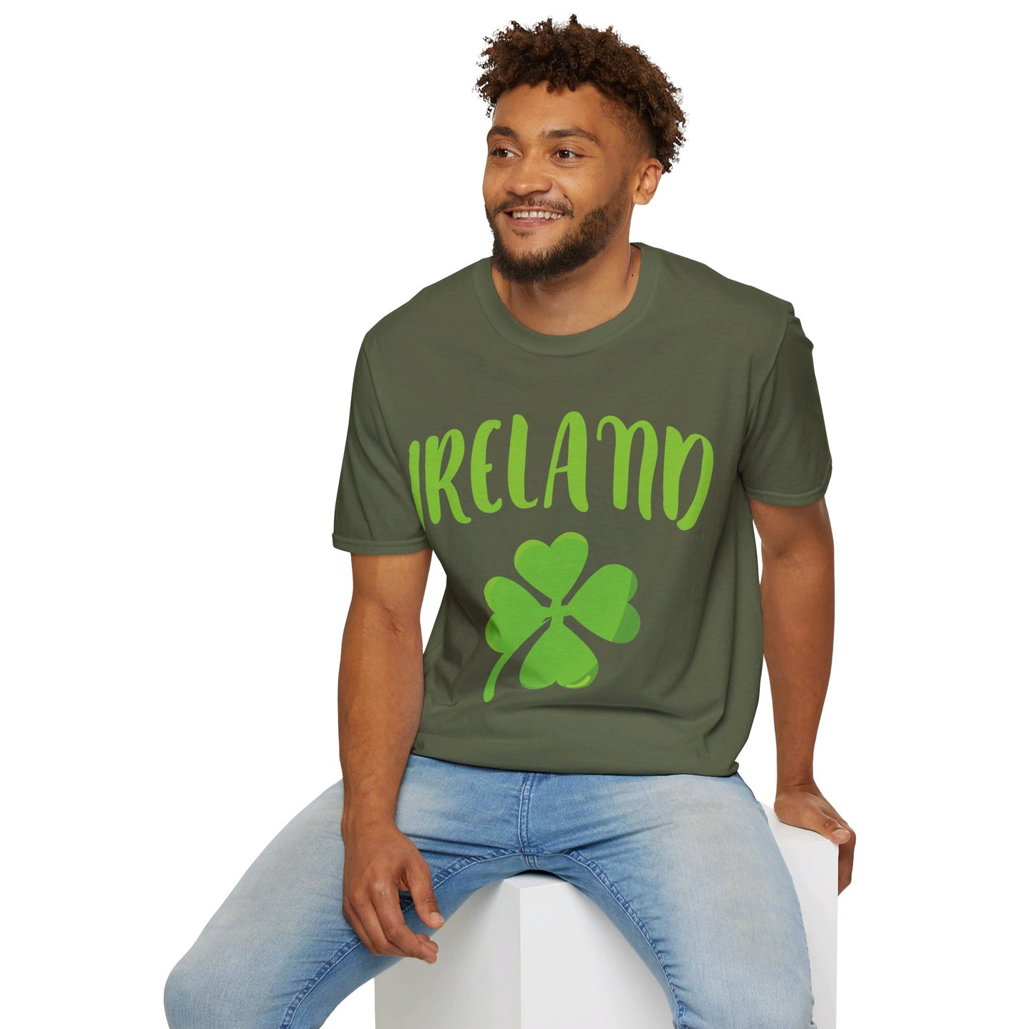 Ireland Shamrock St Patricks Day Clover Irish T-Shirt For Men Women T-Shirt