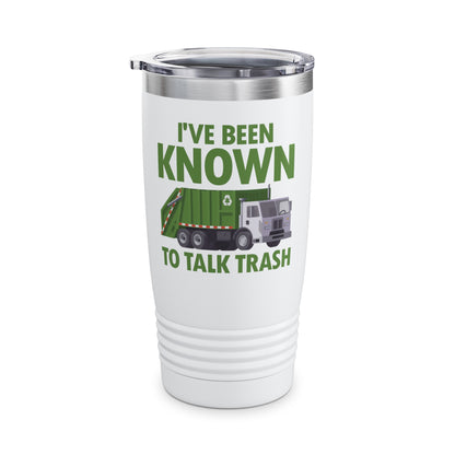 Funny Talk Trash Garbage Truck for Sanitation Worker Tumbler