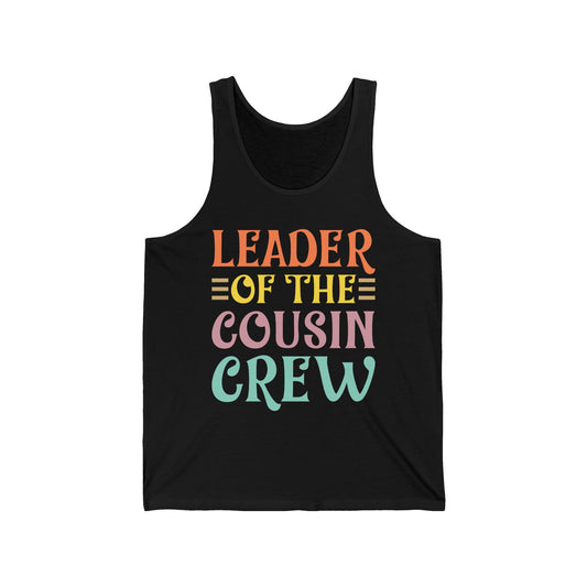 Leader Of The Cousin Crew Toddler Girl Boy Funny Vacation Trip Tank Top For Men Women Tank Top