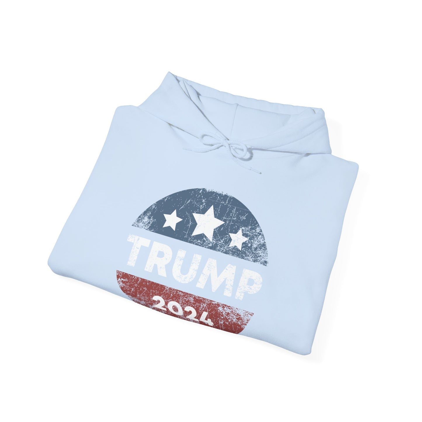 Trump 2024 Retro Campaign Button Re Elect President Trump Hoodie For Men Women Hoodie