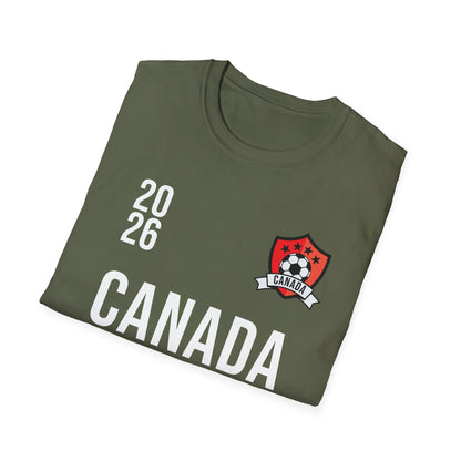 Canada Soccer Tee Flag Football Shirt Gift 2026 T-Shirt