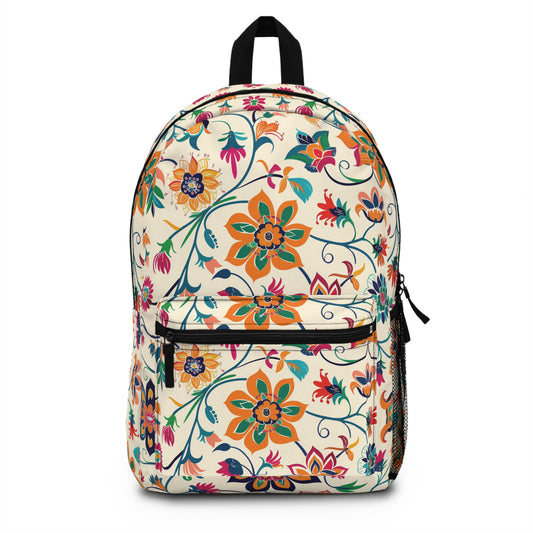 Fiesta Fiesta White Pattern Backpacks for Men Women Kids School Travel, Capacity School Backpacks