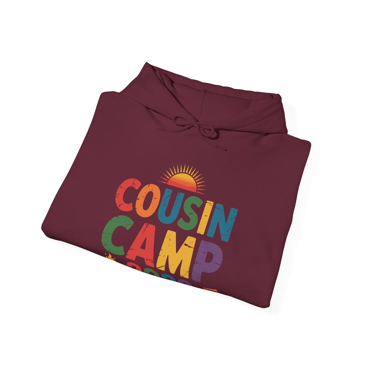 Cousin Camp 2026 Camping Campfire Summer Vacation Family Hoodie
