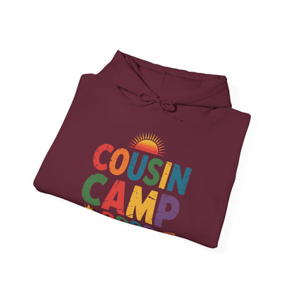 Cousin Camp 2026 Camping Campfire Summer Vacation Family Hoodie