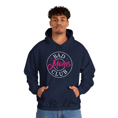 Funny Bad Moms Clubs New Mom Mother Hustler Sarcastic Woman Gift Hoodie