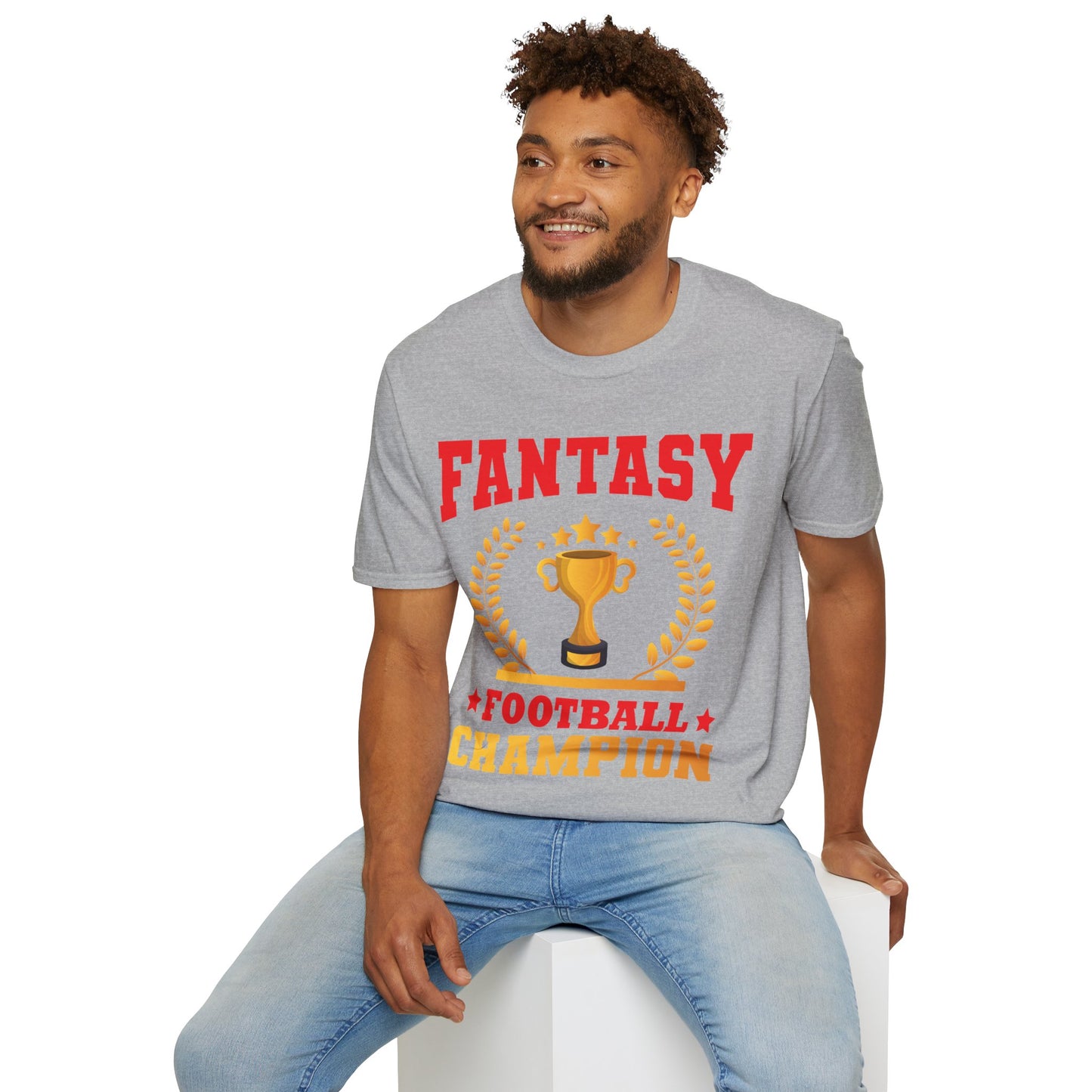 Funny Fantasy Football League Champion Footballer T-Shirt Men Women