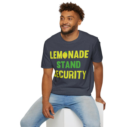 Funny Lemonade Stand Security Summer T-Shirt For Men Women T-Shirt