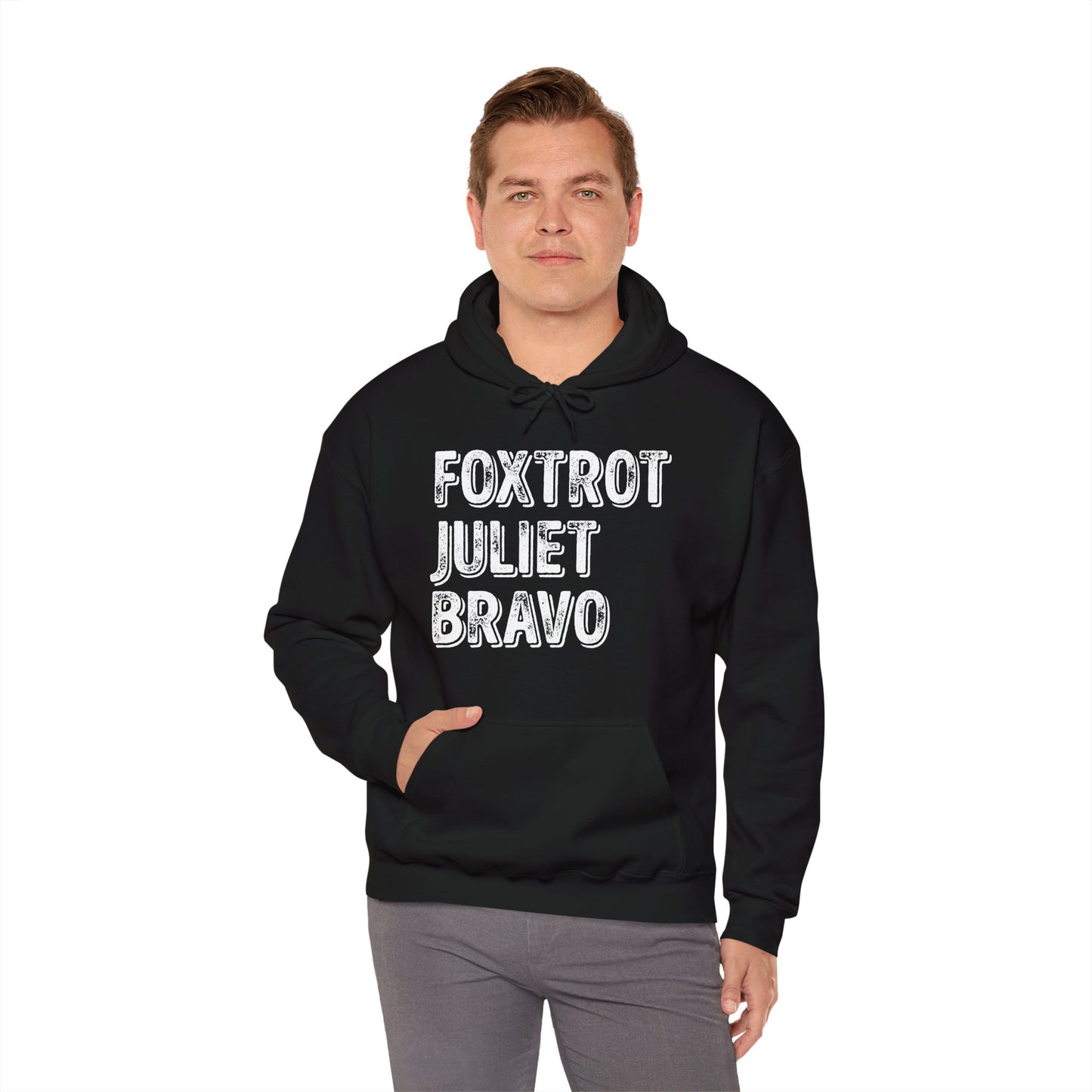 Retro Vintage Foxtrot Juliet Bravo Hoodie For Men Women