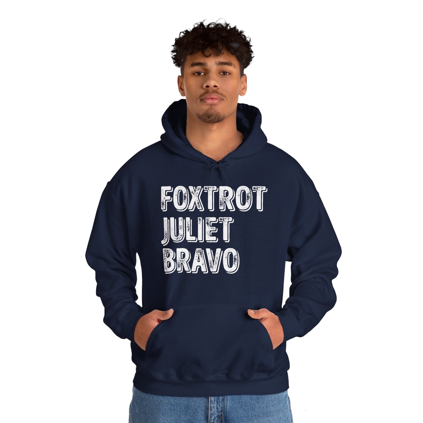 Retro Vintage Foxtrot Juliet Bravo Hoodie For Men Women