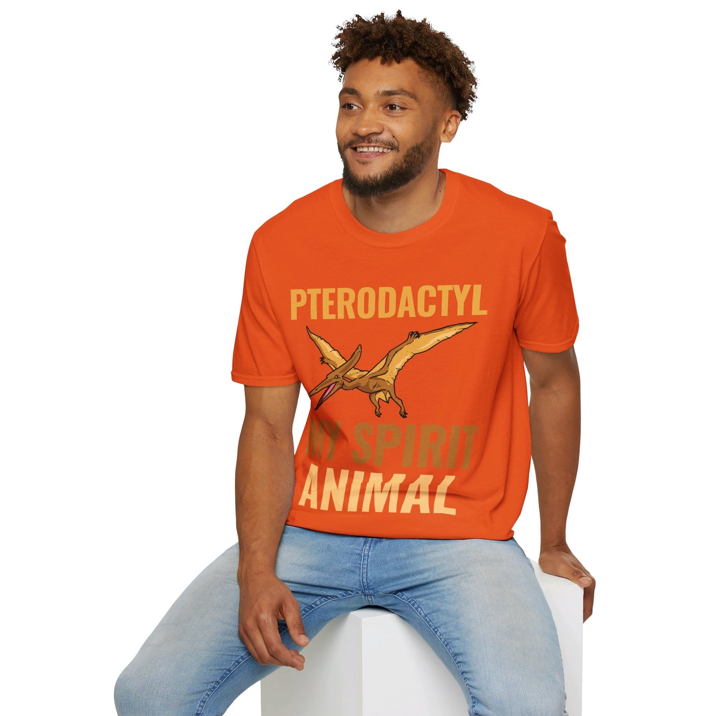 Funny Pterodactyl Is My Spirit Animal Dinosaur Gift T-Shirt For Men Women