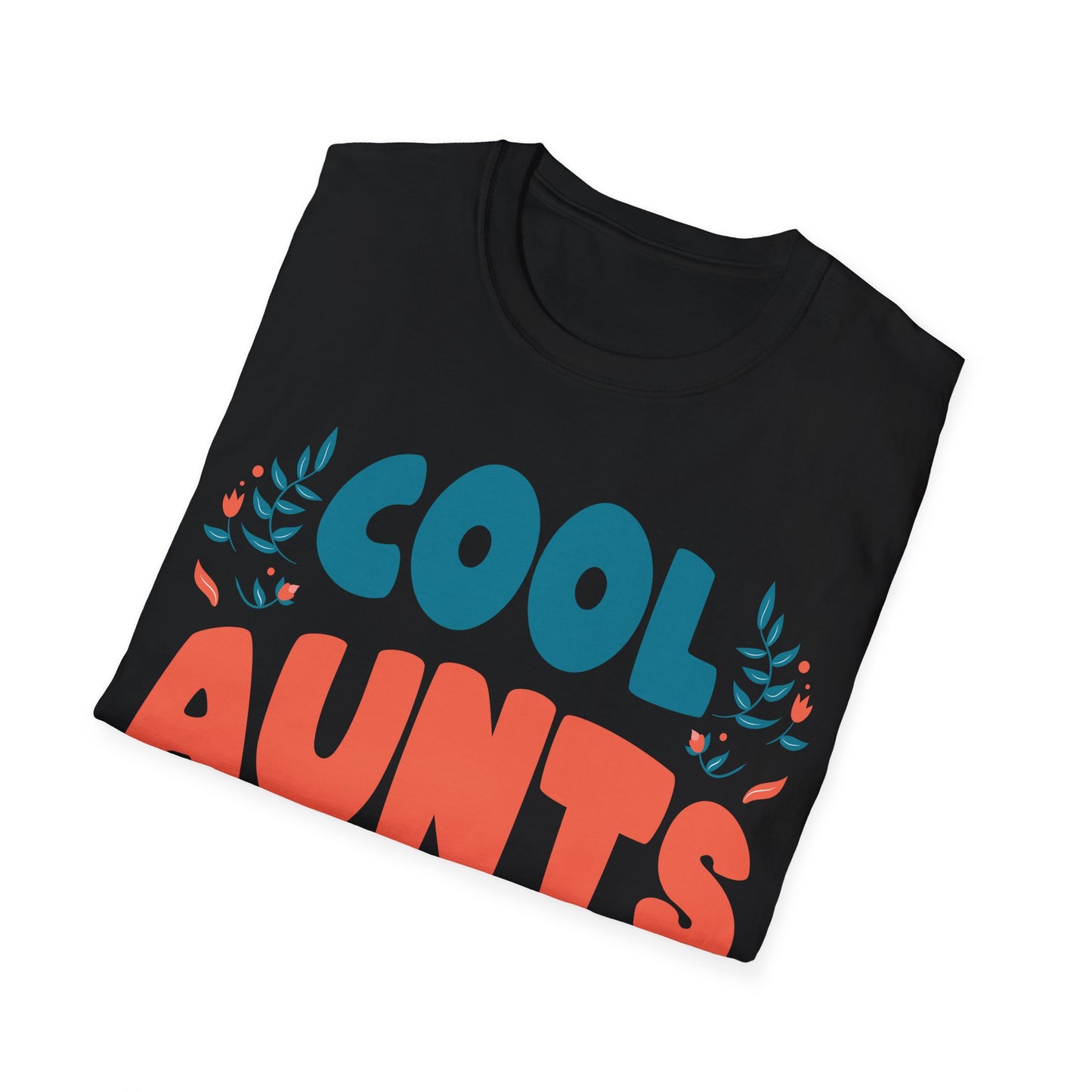 Cool Aunts Club Groovy Retro Smile Aunt Auntie Funny Mother's Day T-Shirt