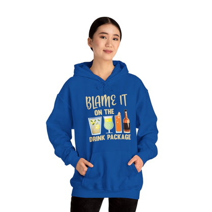 Blame It On The Drink Package Funny Cruise Hoodie For Men Women Hoodie