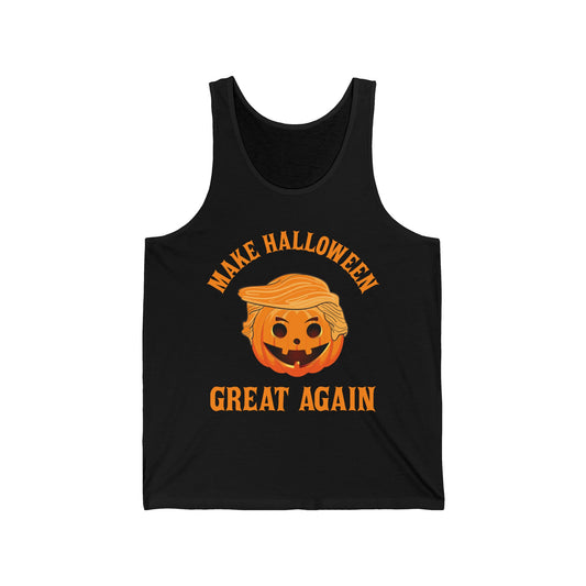 Funny Make Halloween Great Again Pro Trump Tank Tops For Men Women