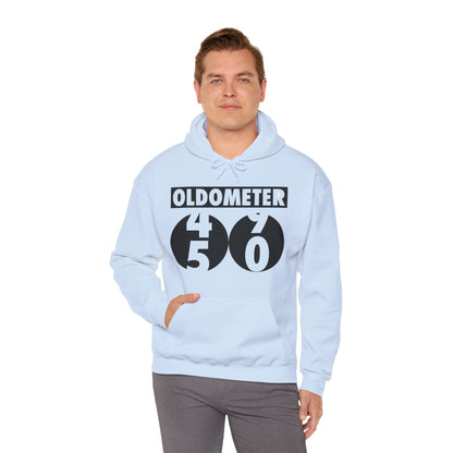 Funny Oldometer Odometer 50th Birthday Gift 50 yrs Old Joke Hoodie For Men Women Hoodie