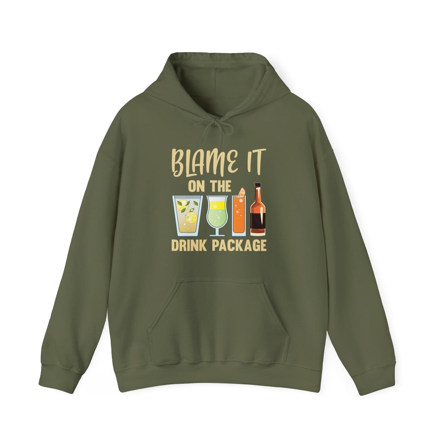 Blame It On The Drink Package Funny Cruise Hoodie For Men Women Hoodie