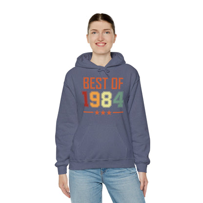 Funny Vintage Best of 1984 40 Year Old Gift 40th Birthday Hoodie For Men Women Hoodie