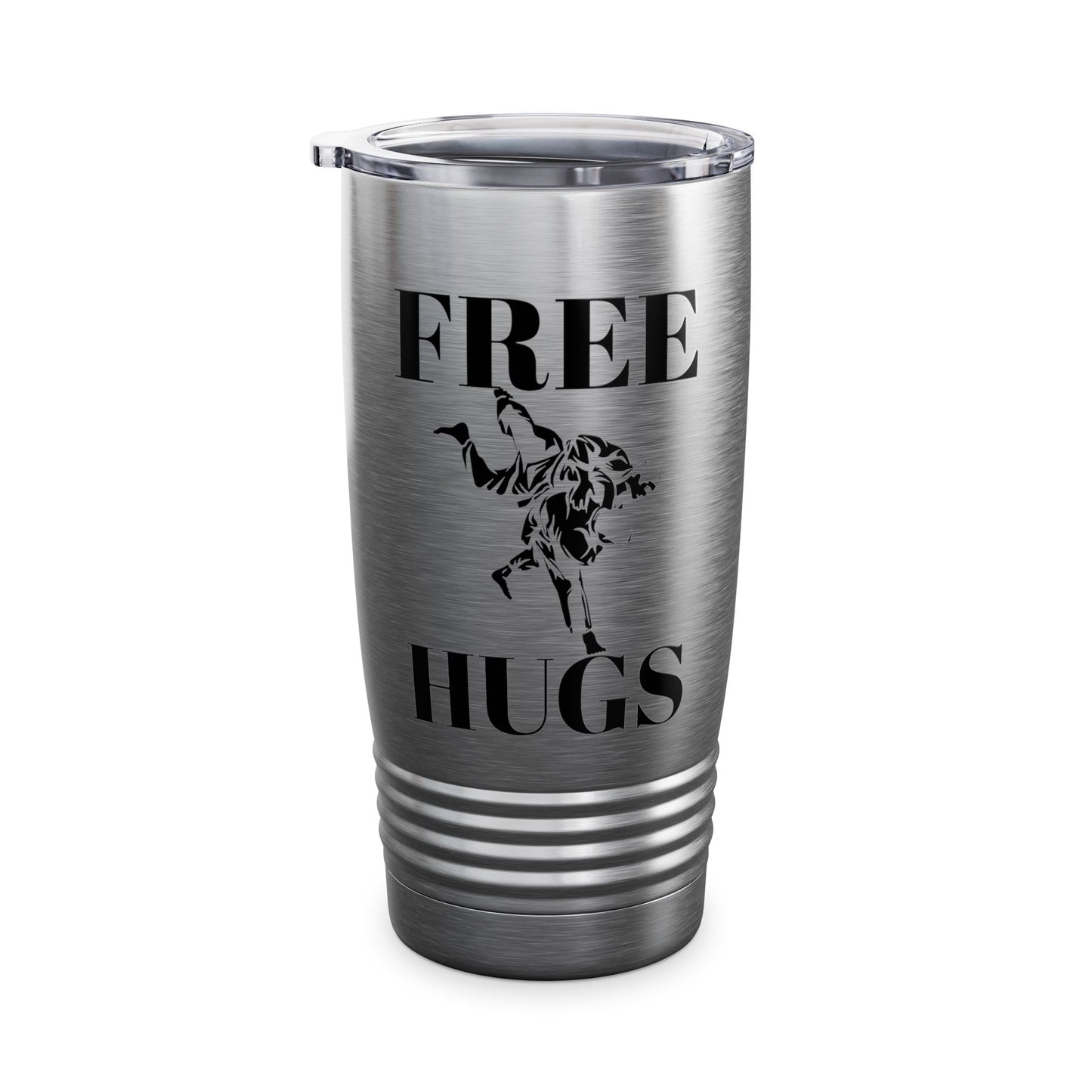 Funny Wrestling Wrestler Free Hugs Humor Tumbler Men Women