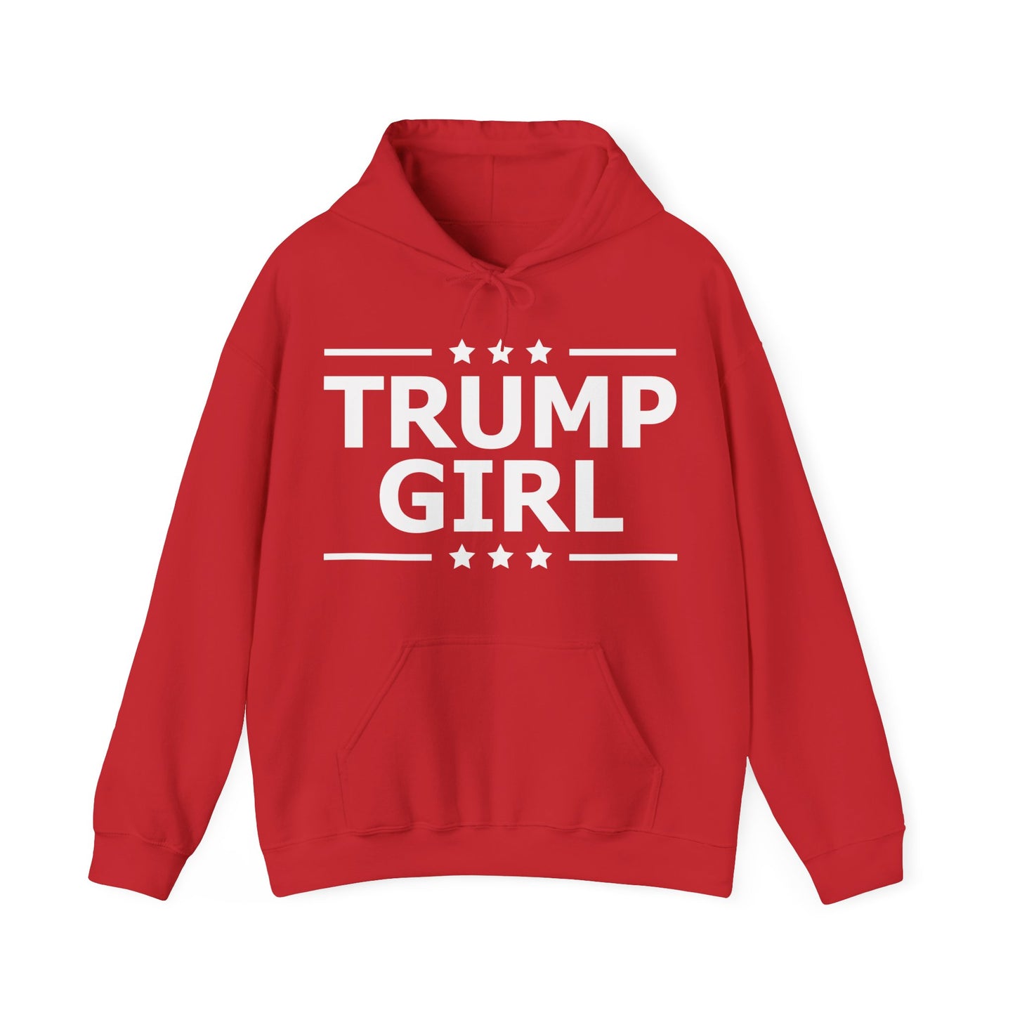 Cute Trump Girl Republican US Flag 2024 Vintage Vote Hoodie