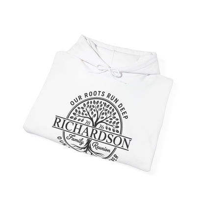 Personalized Richardson Family Reunion Our Roots Run Deep Hoodie For Men Women