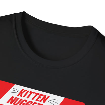 Funny Kitten Nuggets Food Pun Cat Lover Gift Chicken Nuggets T-Shirt For Men Women T-Shirt