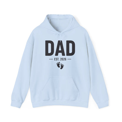 Funny Dad Est 2026 To Be Gifts First Time Dad New Daddy Hoodie For Men Women