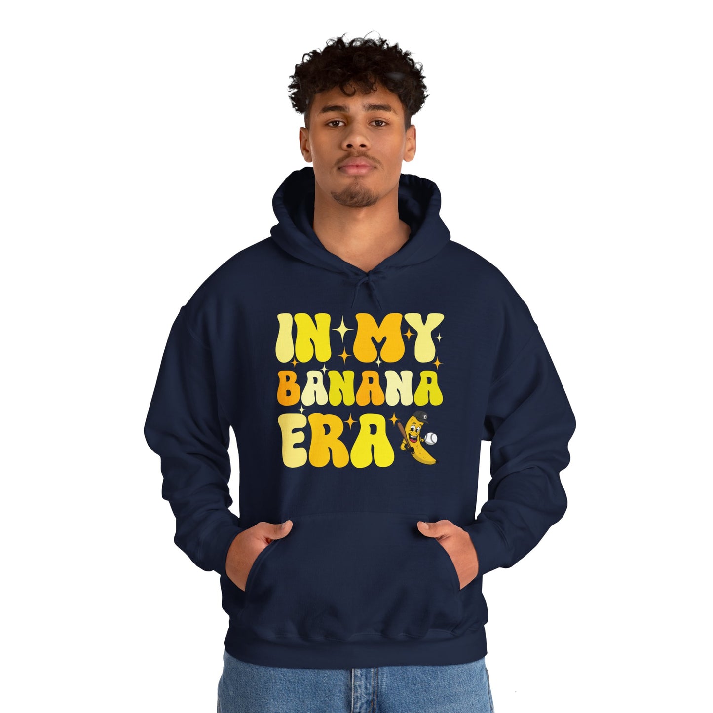 Funny In My Bananas Era Fruit Lover Baseball Player Hoodie For Men Women Hoodie