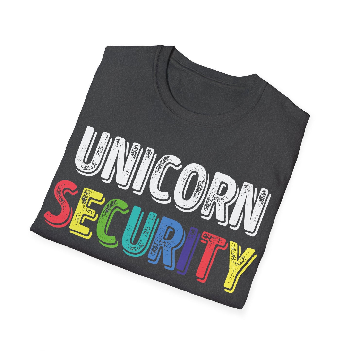 Funny Unicorn Security Costume Police T-Shirt Men Women Kids