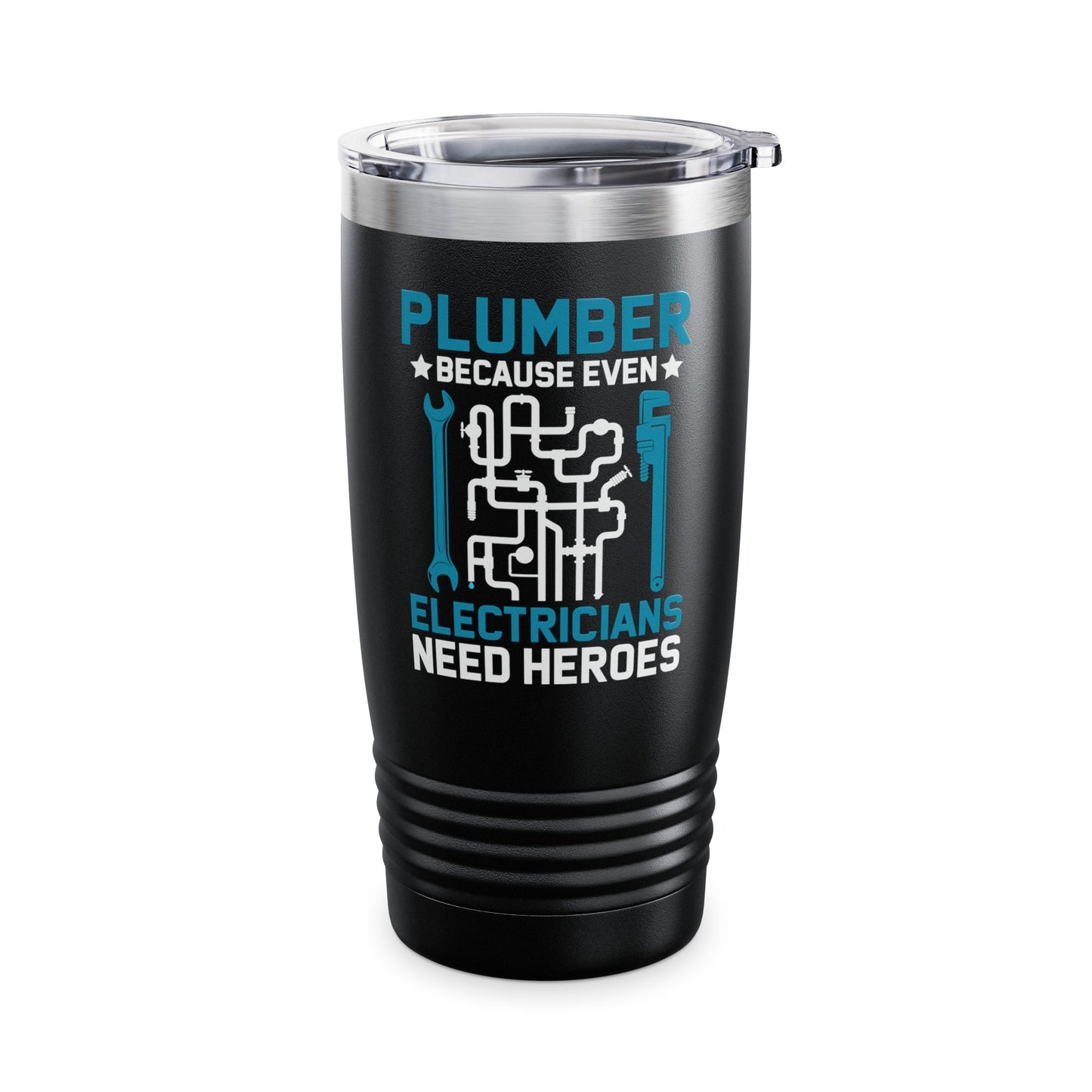 Plumber Because Even Electricians Need Heroes Funny Plumbers Tumbler For Men Women Tumbler