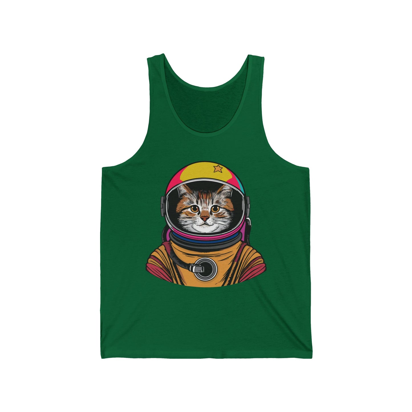 Funny Space Gifts Cat Mom Cat Dad Astronaut Space Tank Top For Men Women Kids Tank Top