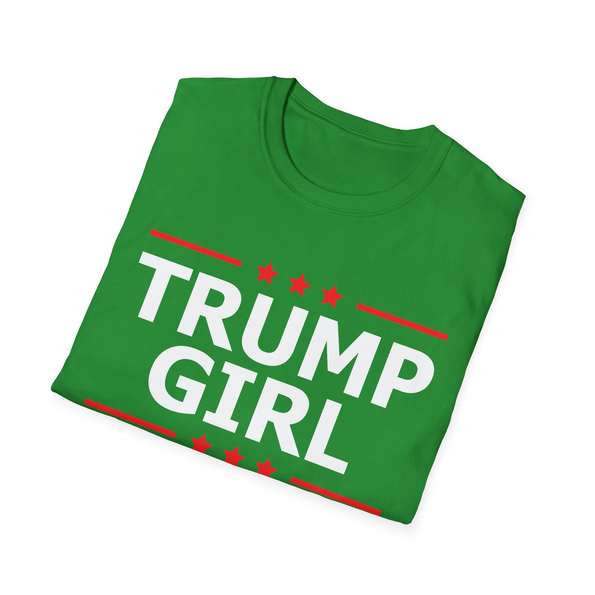 Cute Trump Girl Republican US Flag 2024 Vintage Vote T-Shirt