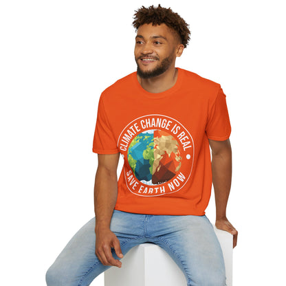 Climate Change Is Real Environmentalist Earth Advocate Save the Earth T-Shirt Men Women