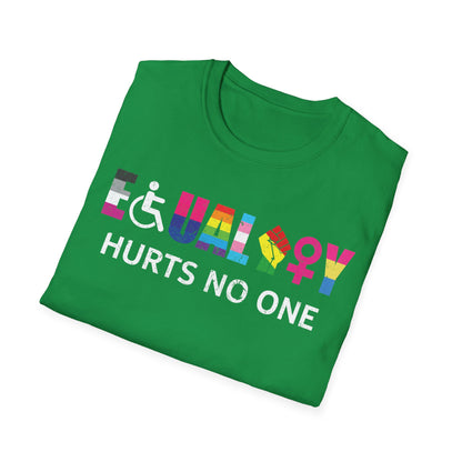 Equality Hurts No One LGBT Black Disabled Women Right Kind Pride T-Shirt