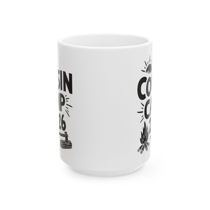 Cousin Camp 2026 Summer Vacation Trip Matching Family Coffee Mug For Men Women