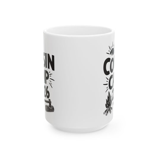 Cousin Camp 2026 Summer Vacation Trip Matching Family Coffee Mug For Men Women