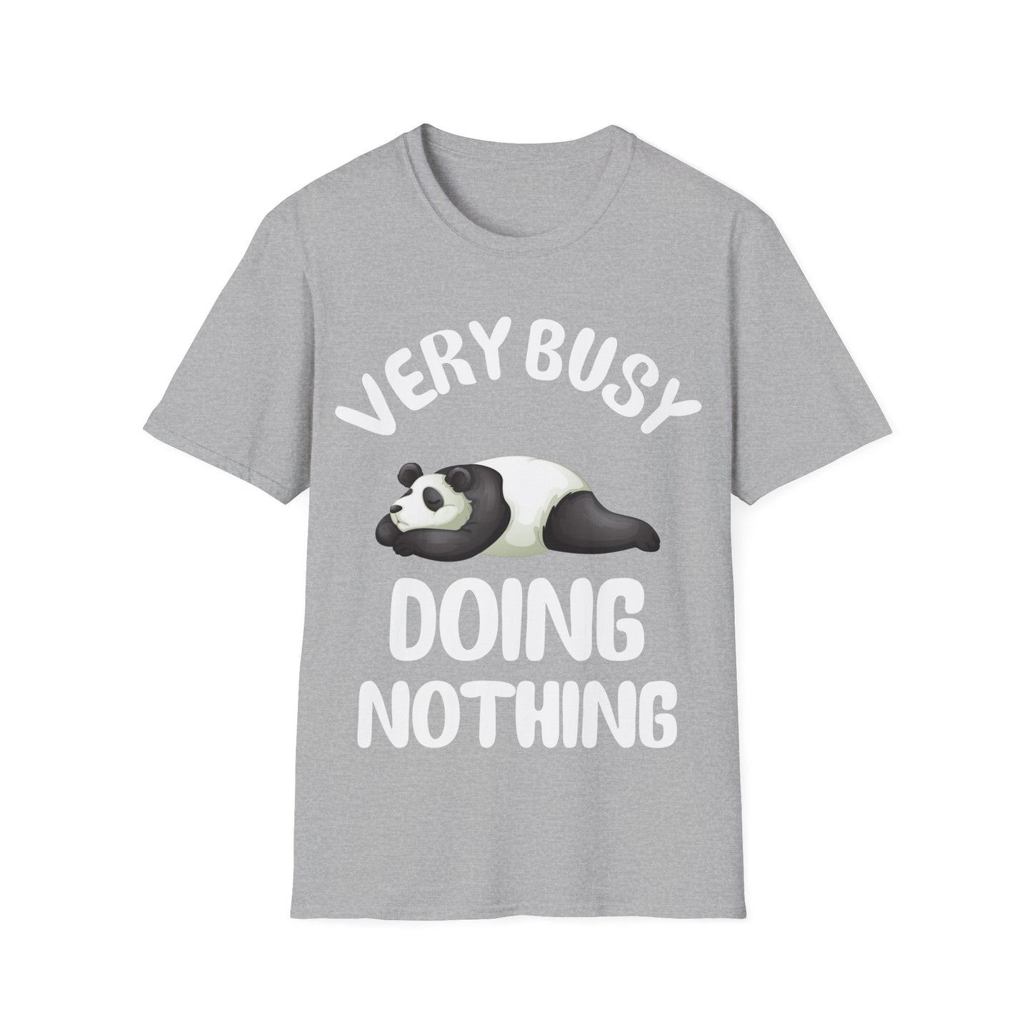 Funny Very Busy Doing Nothing Lazy T-Shirt Novelty Gift Men Women