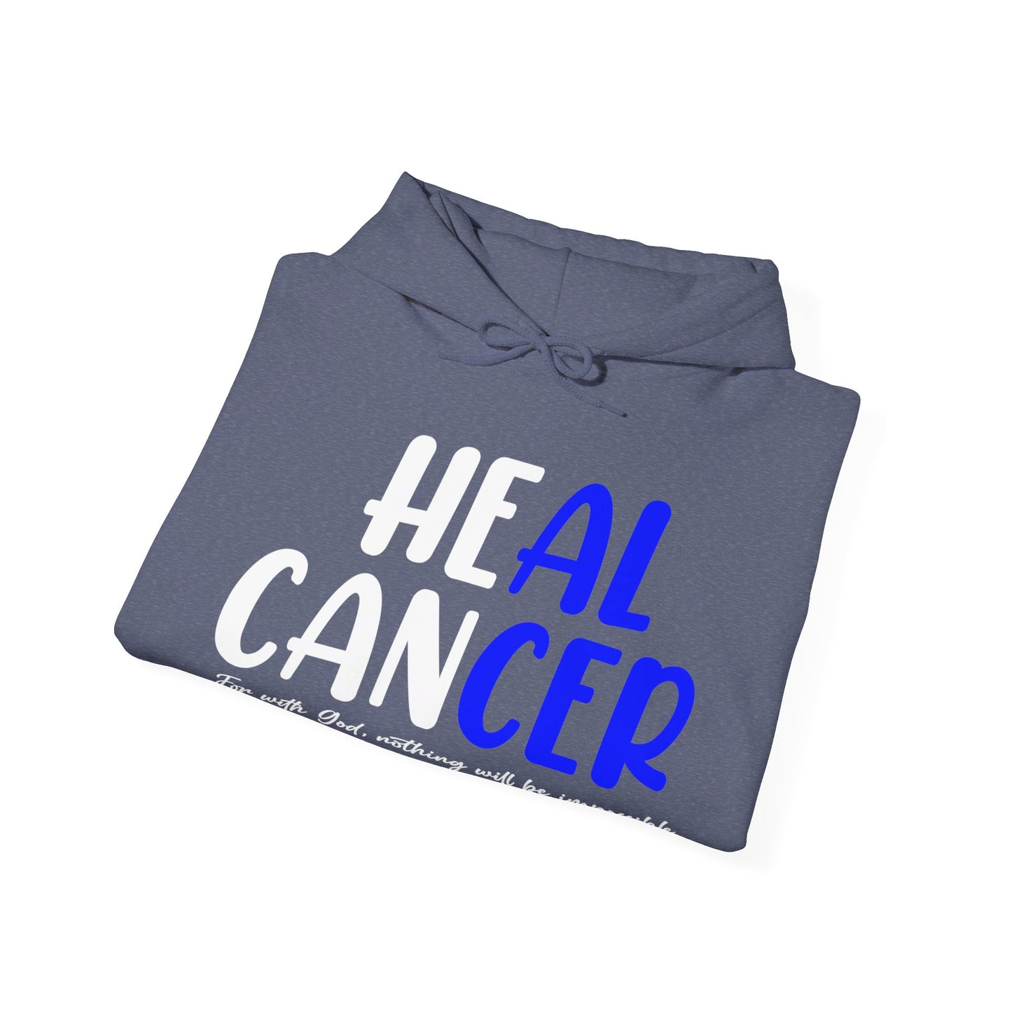 Colon Cancer Faith Bible Verse CRC Awareness Support Heal Family Hoodie For Men Women