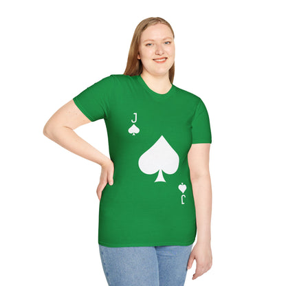 Jack of Spades Deck of Cards Halloween Costume  T-Shirt For Men