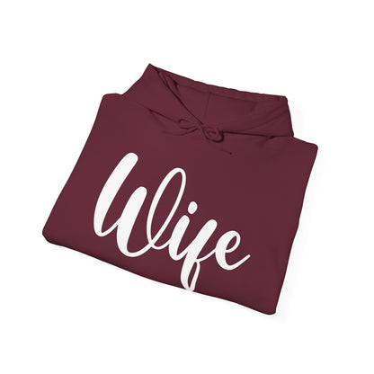 Funny Wife Est 2026 Just Married Bride Honeymoon Couple Wedding Hoodie For Women