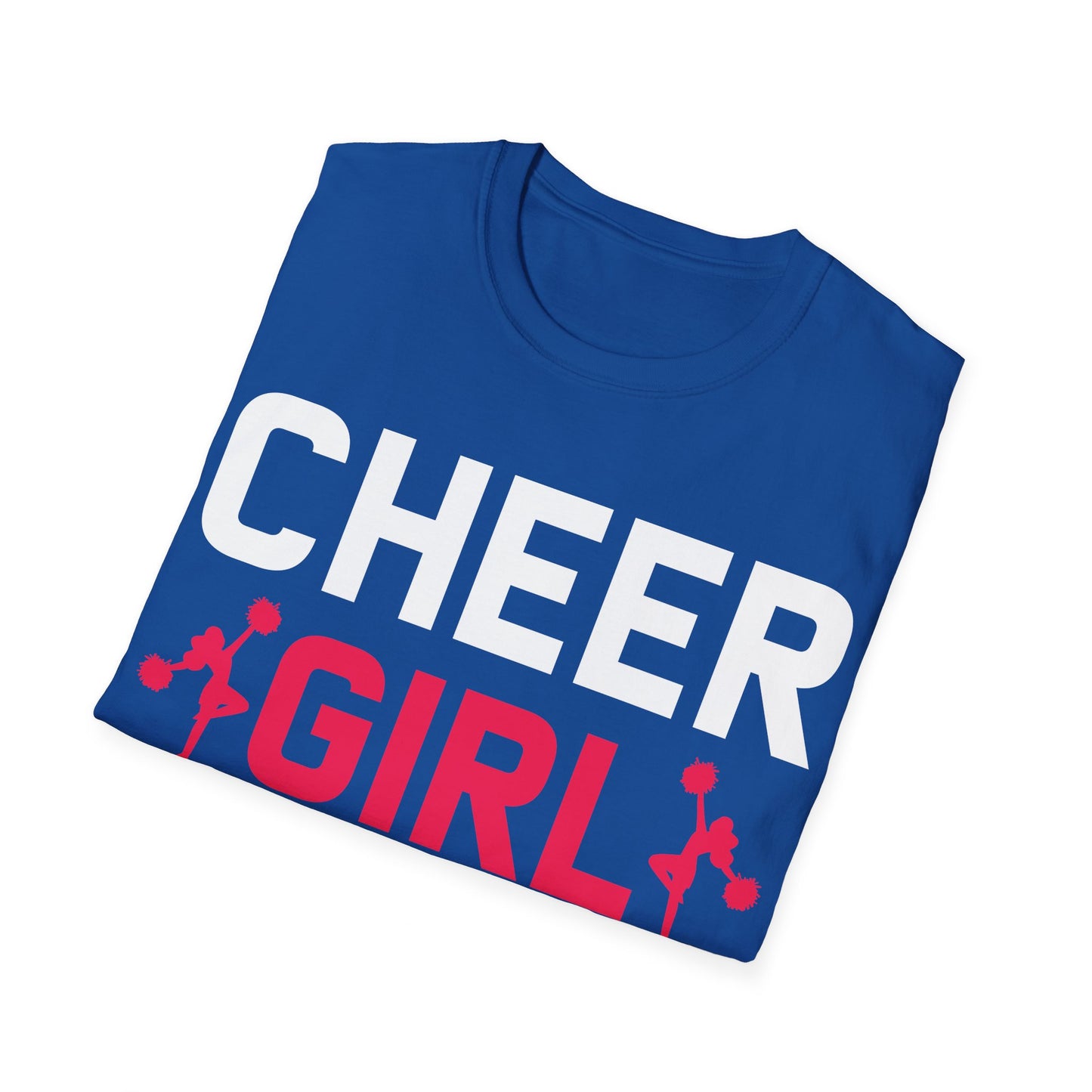 Funny Cheer Team Cheerleading Cheering Cheerleader T-Shirt For Women Girls T-Shirt