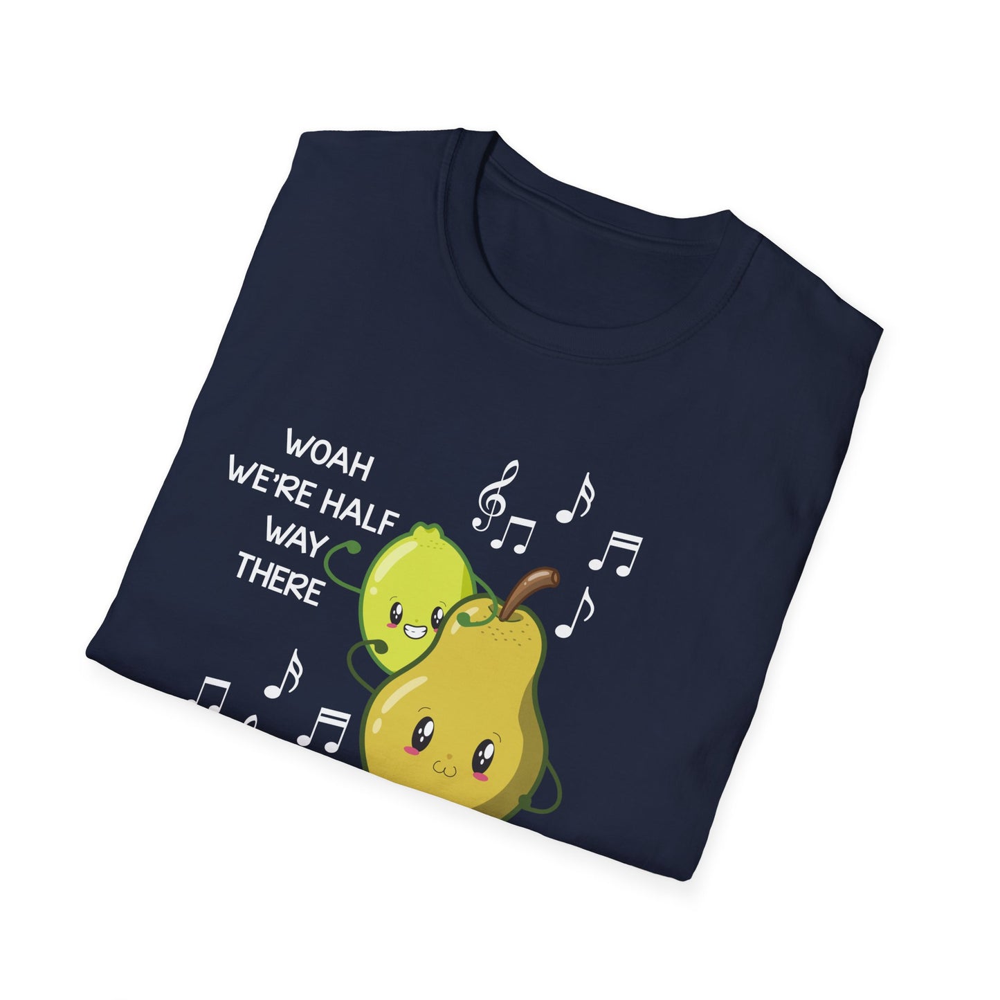 Funny Woah Lemon On A Pear Meme Unisex Softstyle T-Shirt for Teacher Foodie Travelers