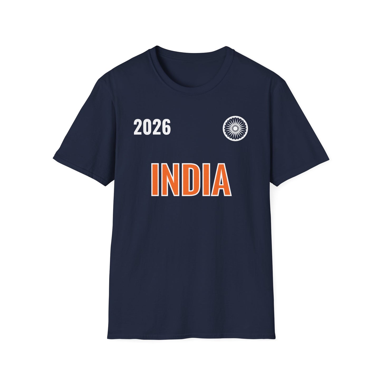 India T-Shirt Cricket Lovers Fan Team Support 2026