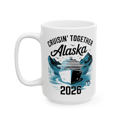 Alaska Cruise 2026 Matching Family Friends Group Coffee Mug For Men Women