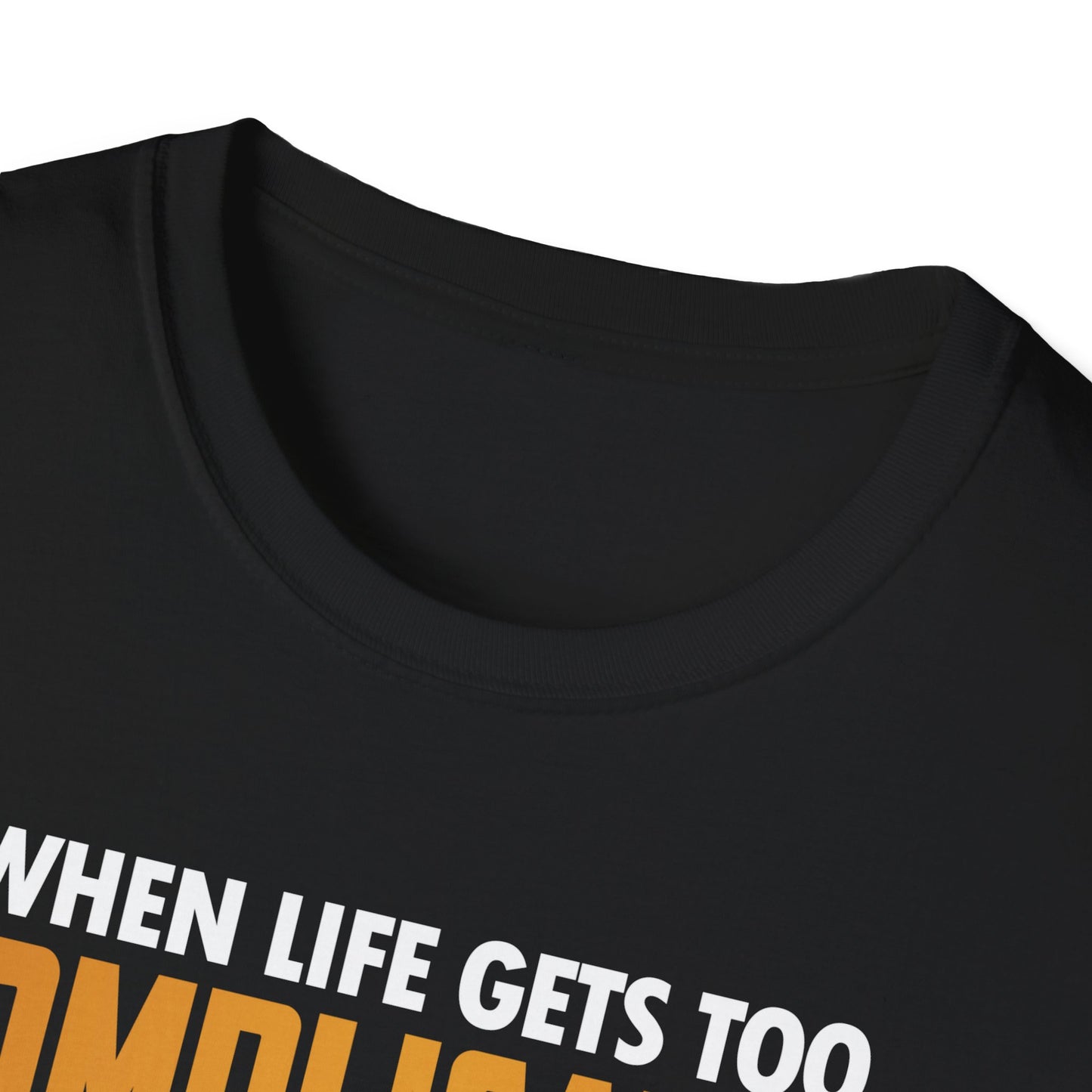 Pinball Funny T-shirt When Life Gets Too Complicated Pinball Lover Premium T-shirt