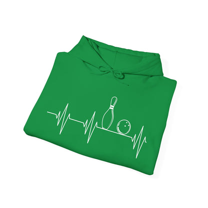 Funny Bowling Gift Cute EKG Bowlers League Hoodie For Men Women Hoodie