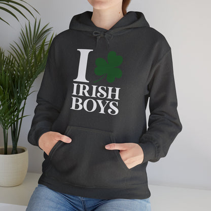 Funny I Love Irish Boys Shamrock St Patricks Day Hoodie For Men Women Hoodie